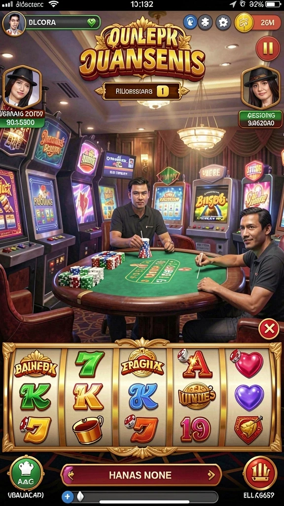 Tampilan antarmuka yang user-friendly untuk bermain.