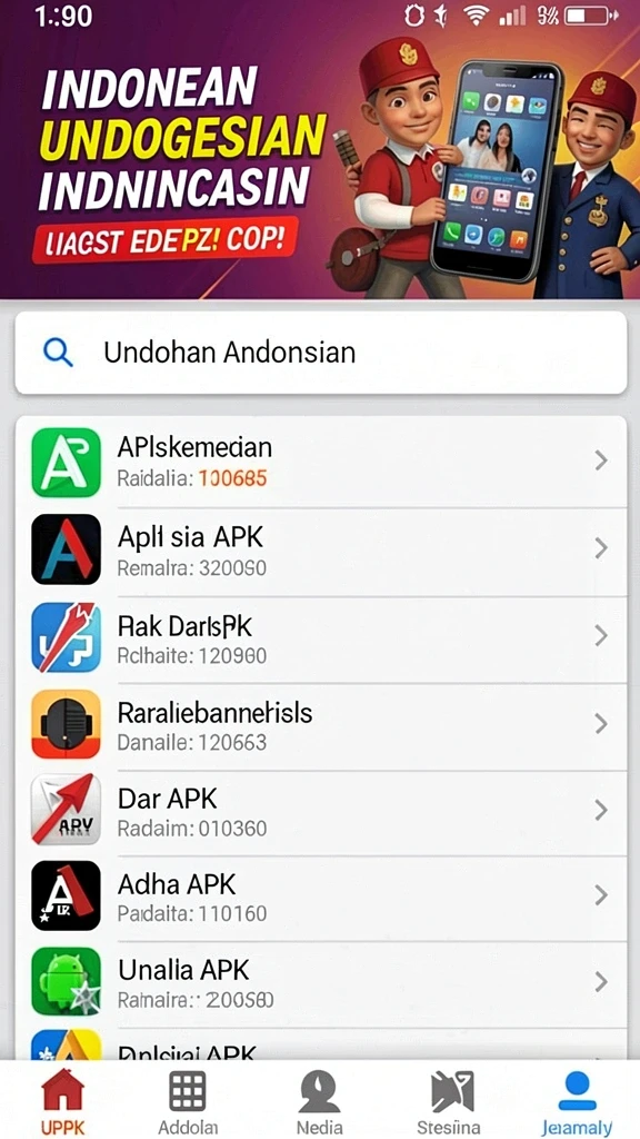 Beragam karakter unik yang dapat Anda pilih.