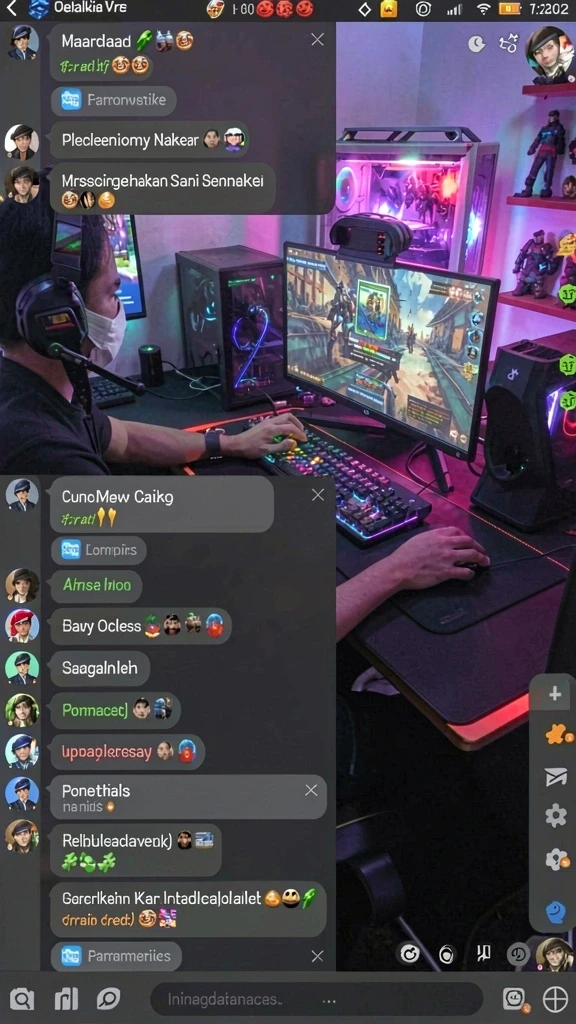 Fitur sosial untuk interaksi antar pemain.
