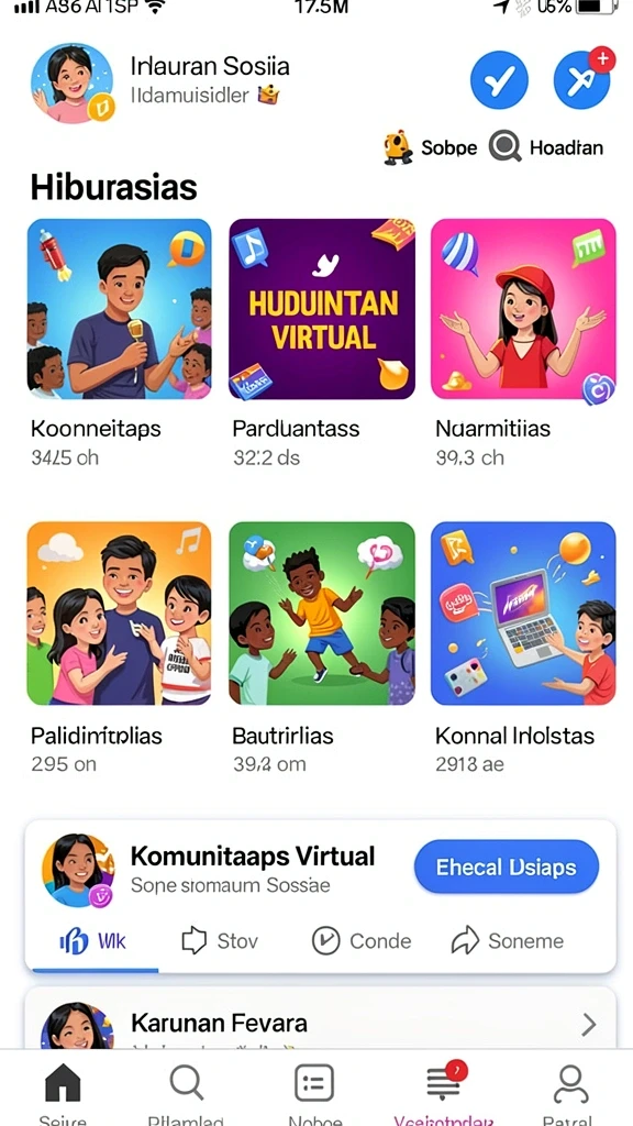 Tampilan antarmuka yang menarik dan intuitif.
