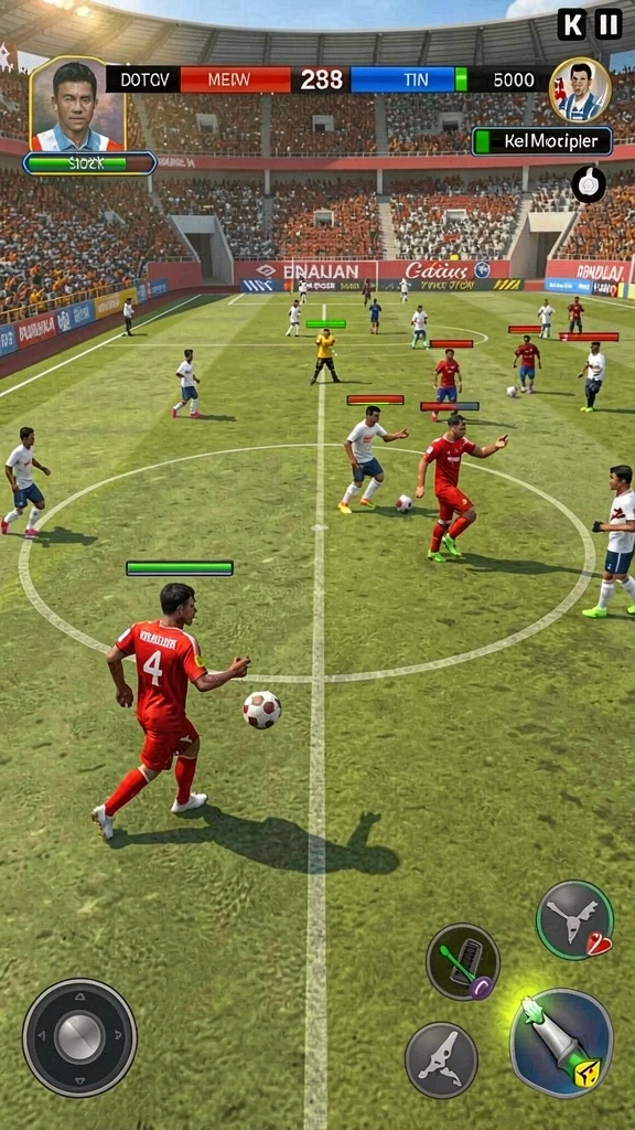 Gameplay yang seru dengan berbagai tantangan menarik.