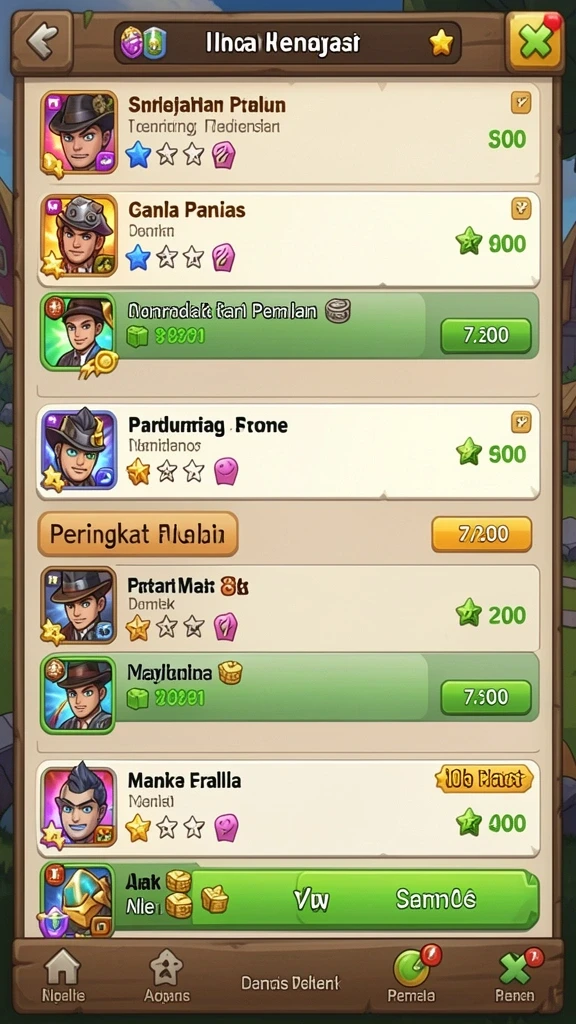 Mode kompetisi antar pemain yang menarik.