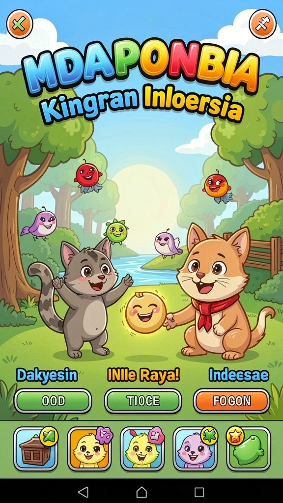 Screenshot menunjukkan karakter utama dalam aksi.