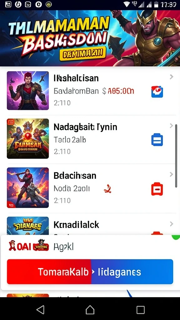 Level yang menantang dan seru.
