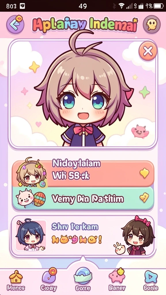 Tampilan awal game HIT9 yang menarik.