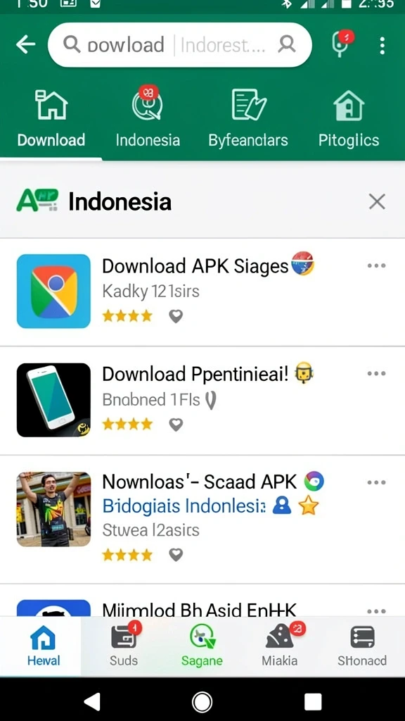 Tangkapan layar kedua menampilkan karakter unik yang bisa dipilih pemain.