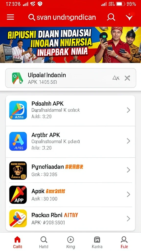 Karakter-karakter unik dalam aksi.