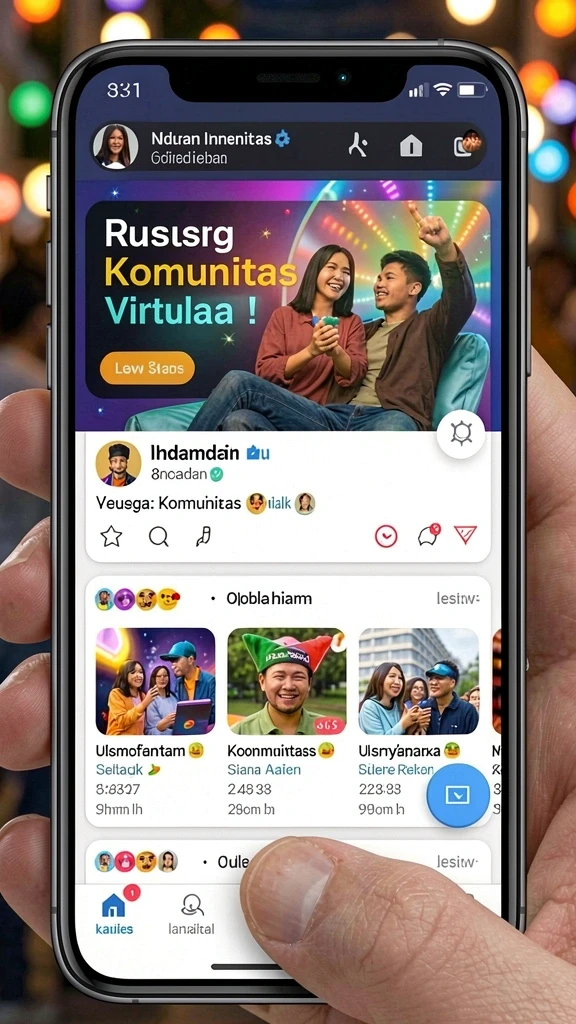 Tampilan antarmuka yang modern dan menarik.