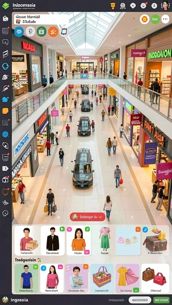Tampilan menu utama yang menarik dan intuitif.