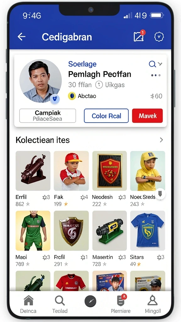 Tampilan antarmuka yang menarik dan intuitif.