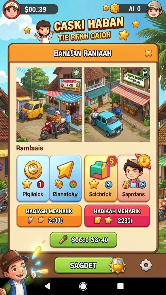 Pengalaman bermain yang menyenangkan dan interaktif.
