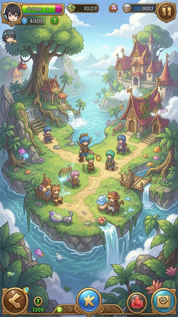 Gambar karakter unik yang bisa dibuka dalam game.