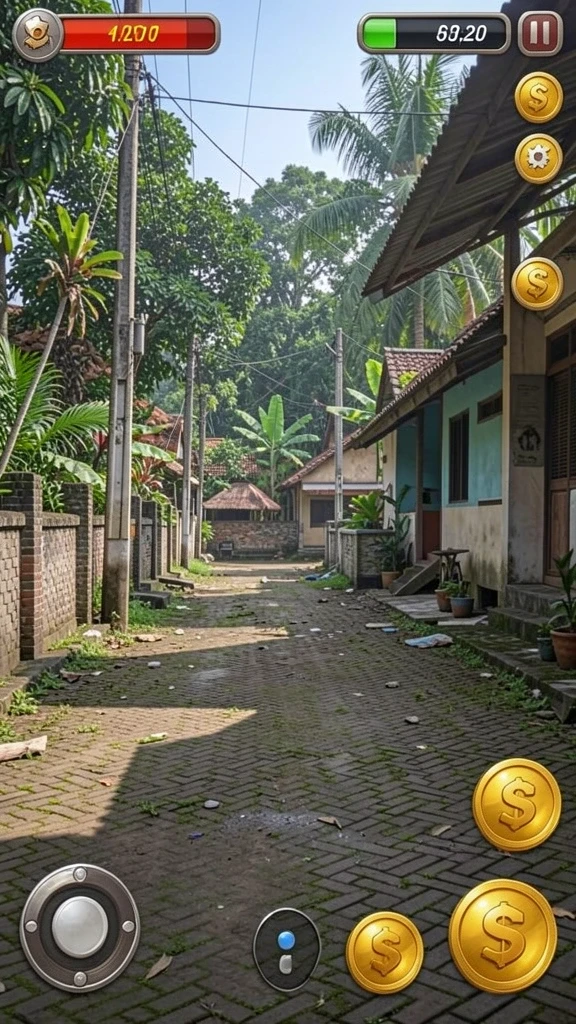Momen pertarungan epik di arena pertempuran.