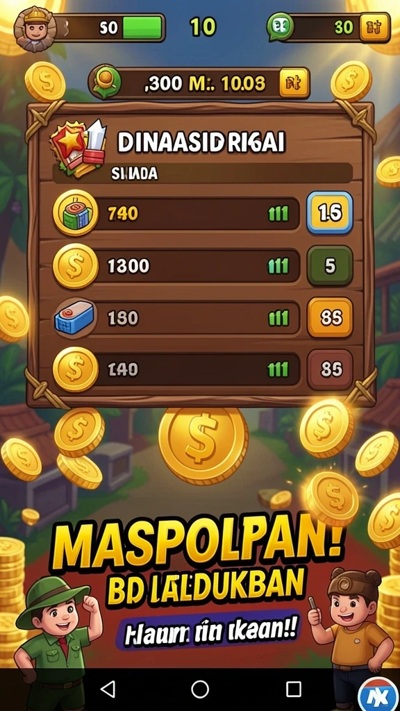 Tangkapan layar menunjukkan mode multiplayer dengan teman-teman.