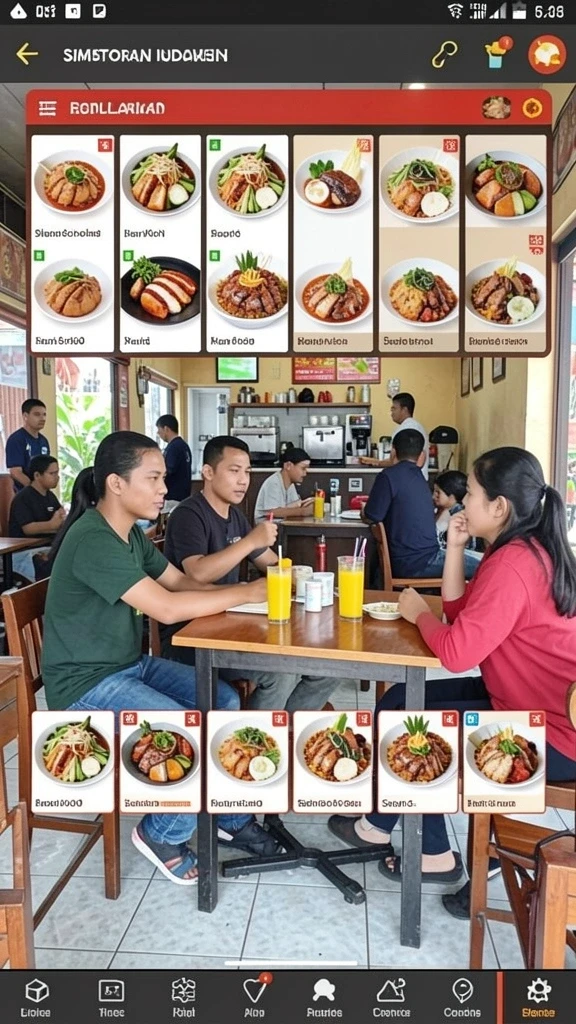 Tampilan antarmuka yang menarik dan mudah dinavigasi.