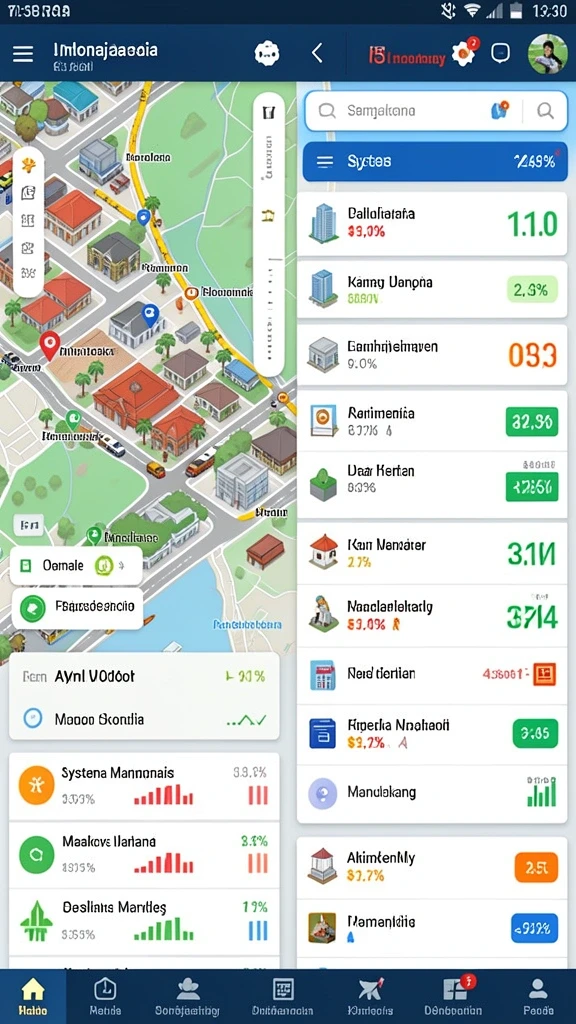 Screenshot aplikasi OMTOGEL menampilkan antarmuka pengguna yang bersih dan menarik.