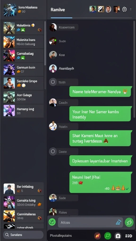 Fitur interaksi yang membuat bermain lebih seru.