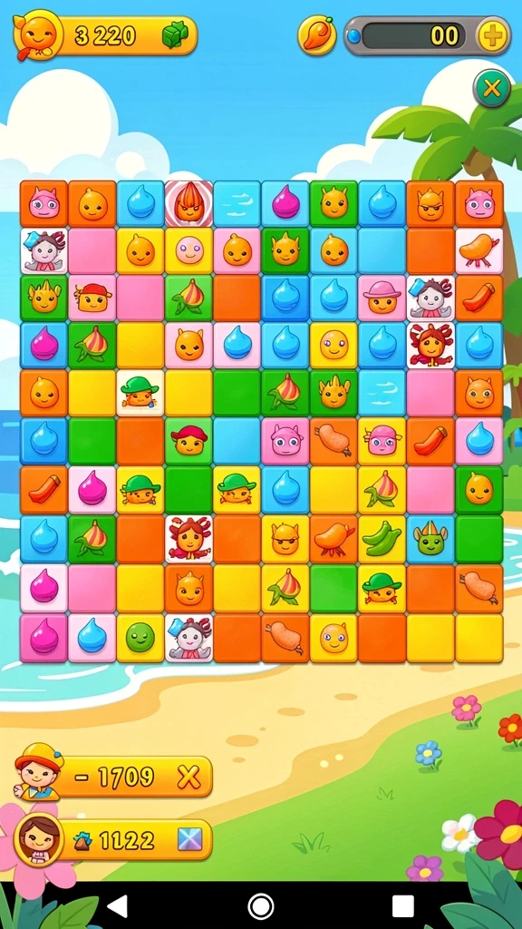 Tampilan awal game yang menarik dan cerah.