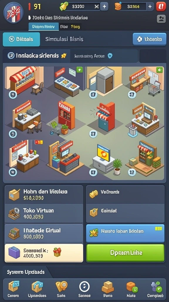 Tampilan antarmuka yang menarik dan intuitif.