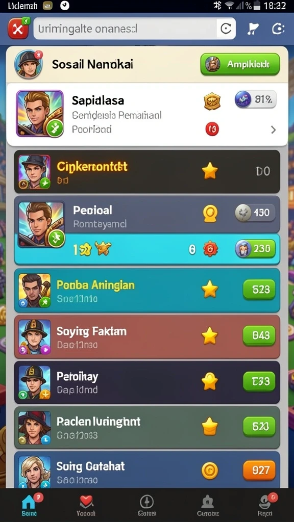 Screenshot menampilkan grafik permainan yang memukau.