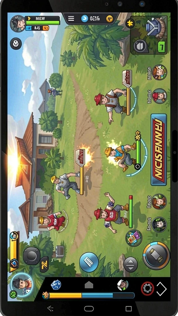 Screenshot menampilkan grafik yang memukau dalam permainan.