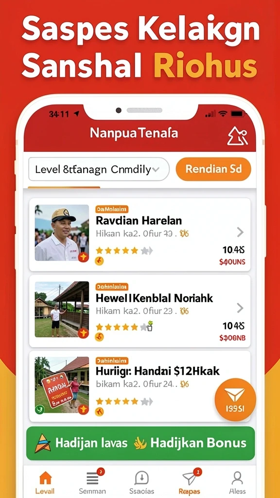 Fitur multiplayer yang memungkinkan bermain bersama teman.