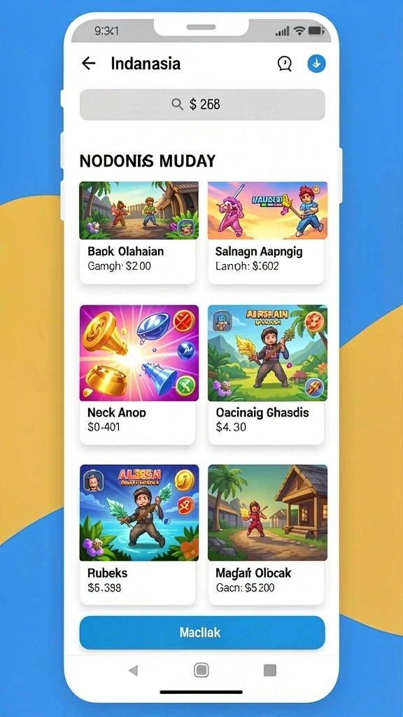 Screenshot level menantang dengan grafik menawan.