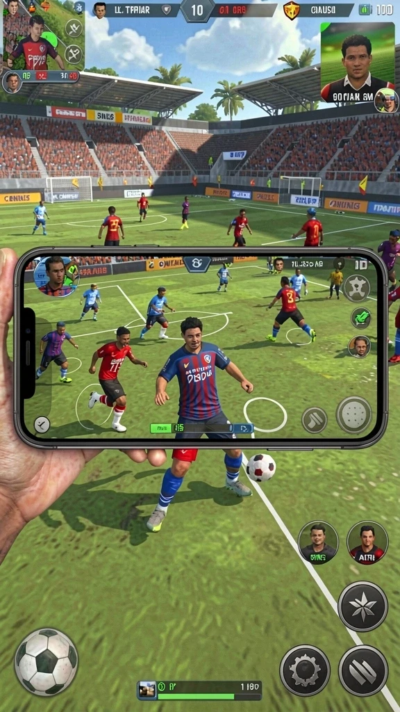 Interaksi sosial antar pemain di mode multiplayer.