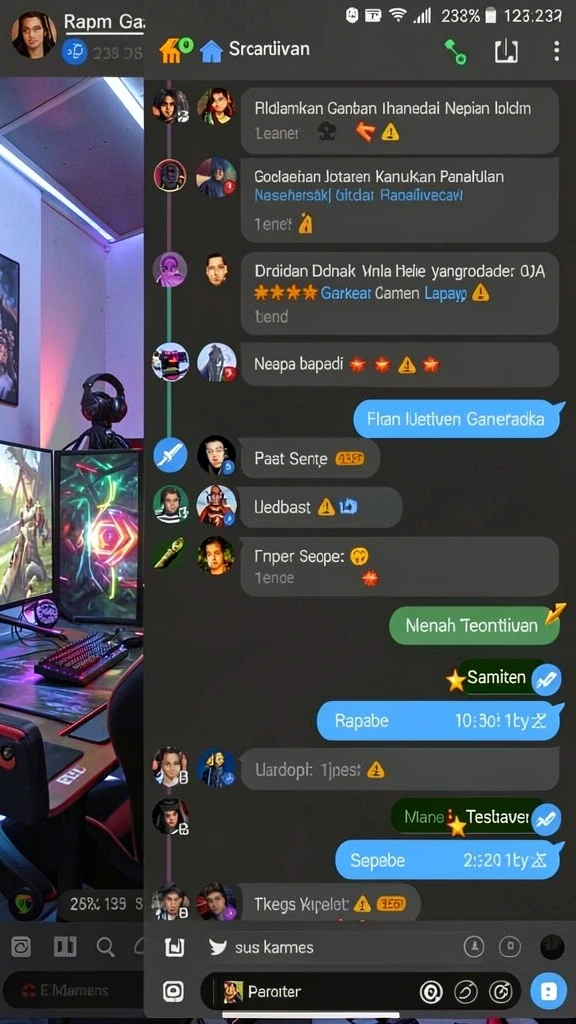 Tampilan antarmuka utama yang menarik dan intuitif.